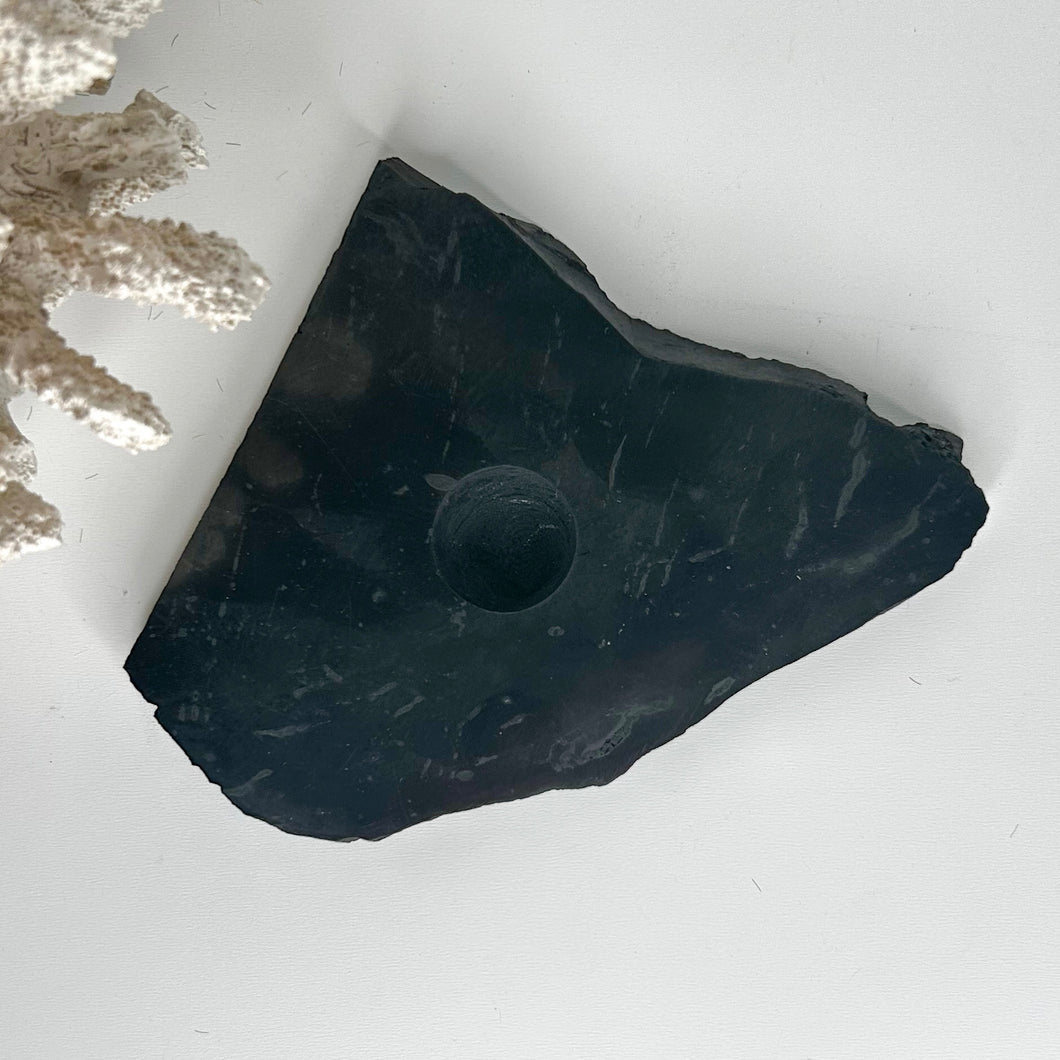 SHUNGITE SPHERE HOLDER
