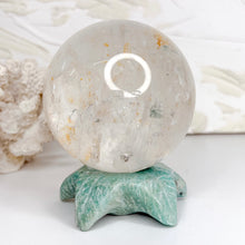 Load image into Gallery viewer, FLOWER CRYSTAL SPHERE STAND

