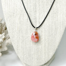 Load image into Gallery viewer, PINK OPAL TUMBLE PENDANT
