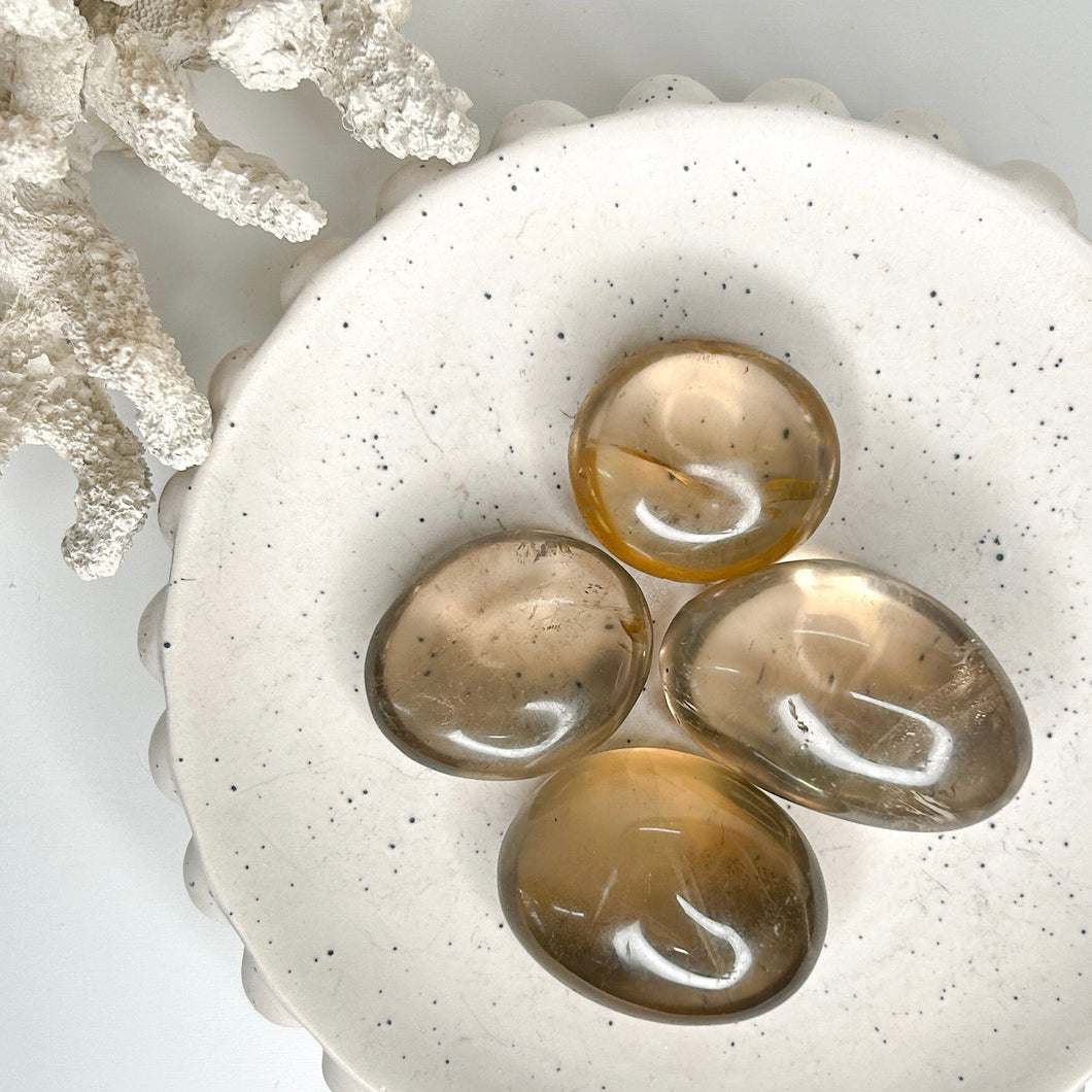 NATURAL CITRINE PALMSTONE