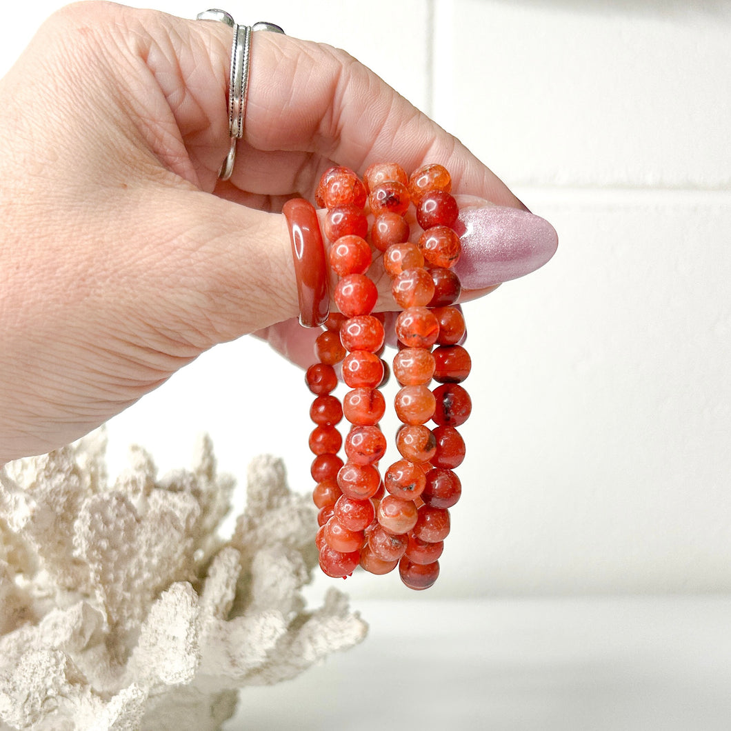 ORANGE CALCITE BRACELET