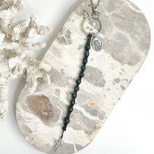 Load image into Gallery viewer, POCKET ROSARY - CRYSTAL PRAYER &amp; PROTECTION KEYRING
