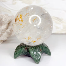 Load image into Gallery viewer, FLOWER CRYSTAL SPHERE STAND
