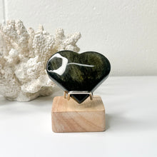 Load image into Gallery viewer, GOLD SHEEN OBSIDIAN HEART
