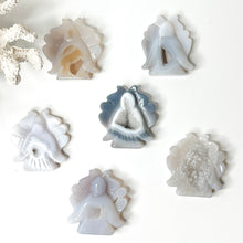 Load image into Gallery viewer, AGATE DRUZY ANGEL CARVING
