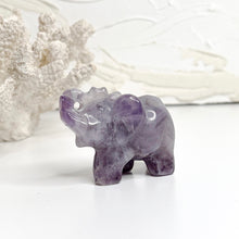 Load image into Gallery viewer, AMETHYST LUCKY ELEPHANT
