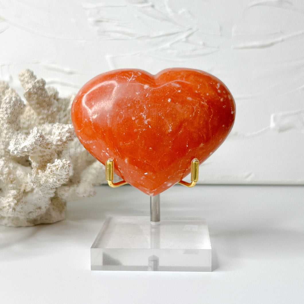 ORANGE CALCITE TOWER