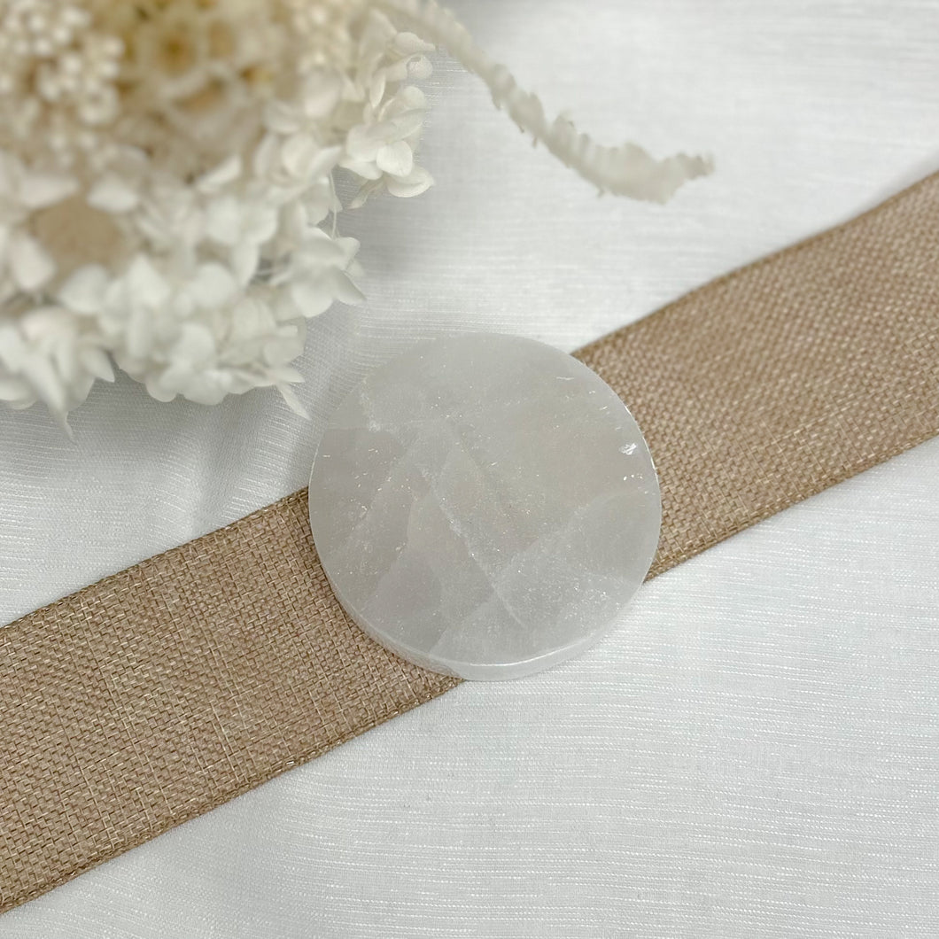 ROUND SELENITE CHARGING PLATE