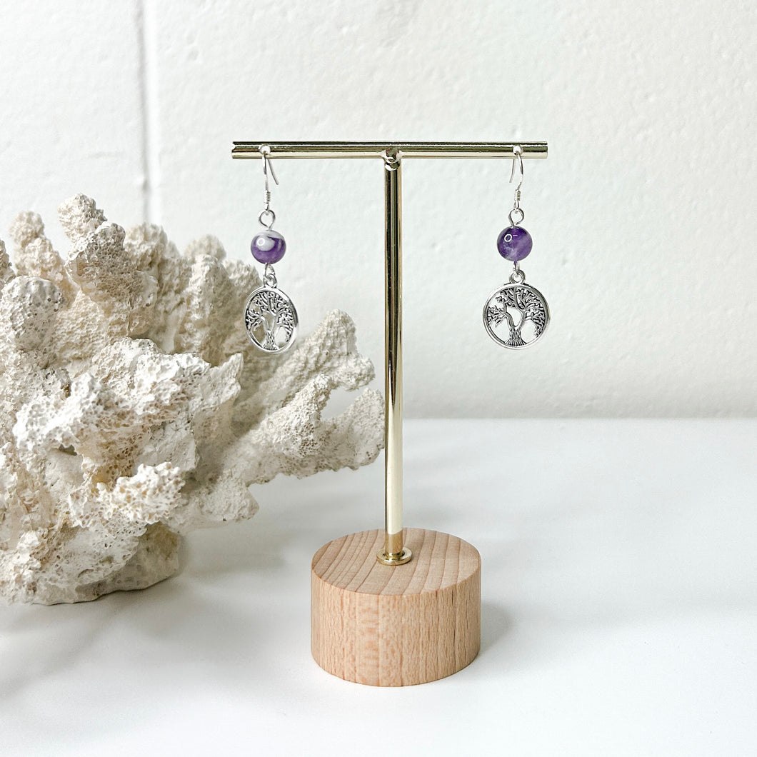 AMETHYST EARRINGS