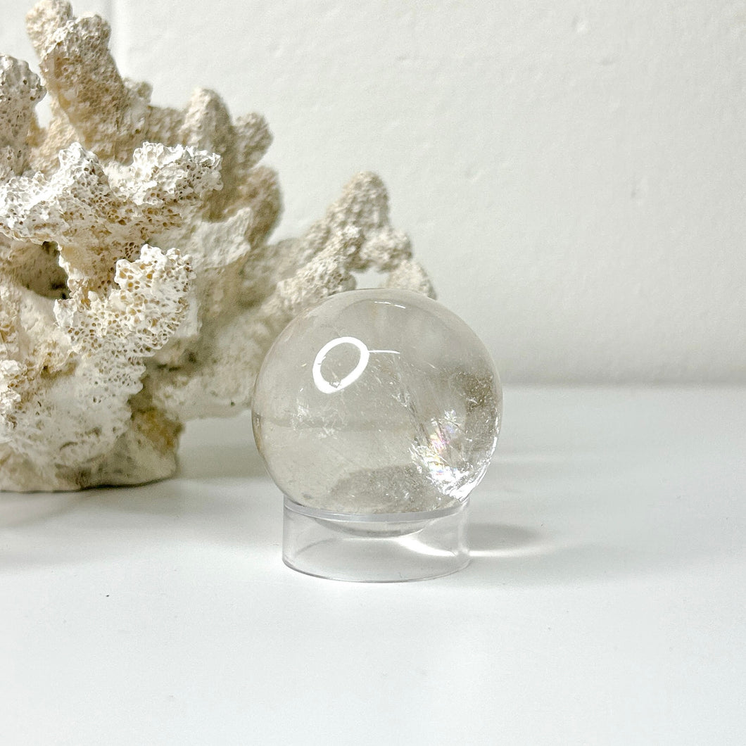CLEAR QUARTZ SPHERE