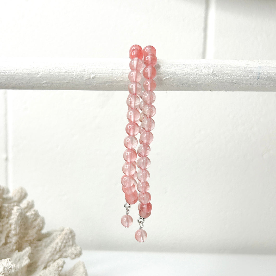 CHERRY QUARTZ BRACELET