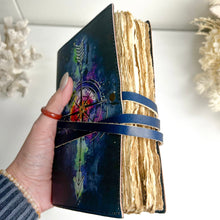 Load image into Gallery viewer, COMPASS LEATHER PRINTED JOURNAL
