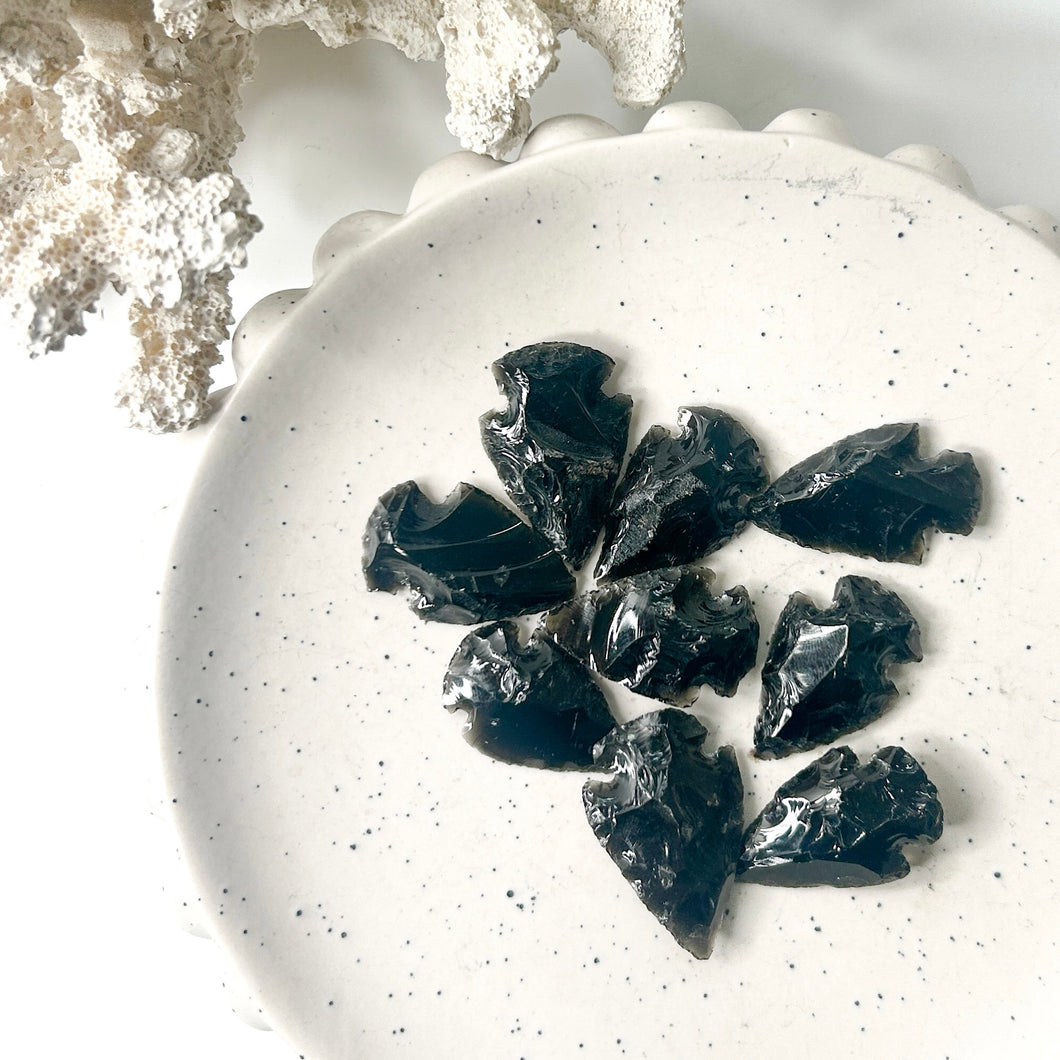 BLACK OBSIDIAN MINI ARROWHEAD