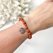 Load image into Gallery viewer, RED JASPER BRACELET
