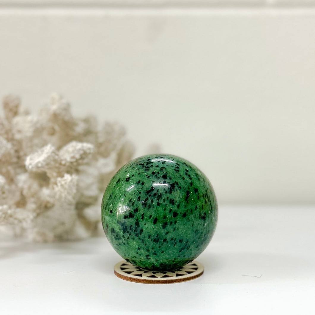 RUBY ZOISITE SPHERE