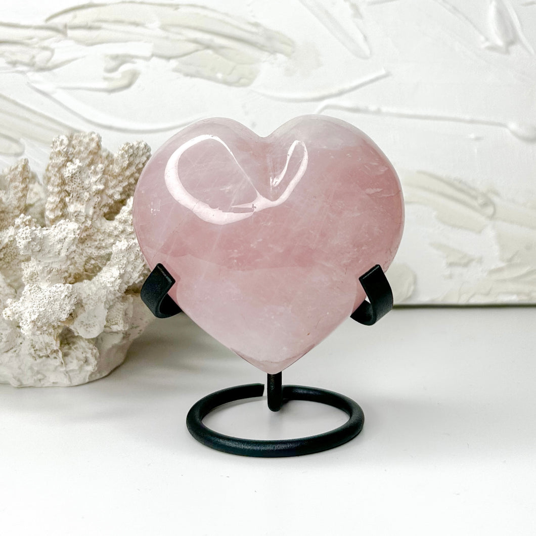 ROSE QUARTZ HEART
