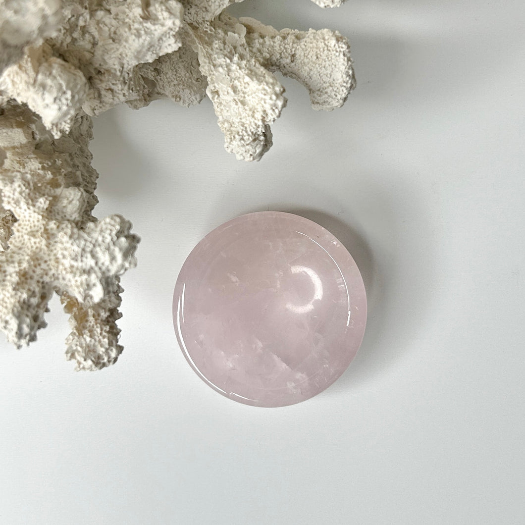 ROSE QUARTZ MINI BOWL