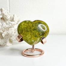 Load image into Gallery viewer, GREEN OPAL HEART
