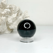 Load image into Gallery viewer, BLACK OBSIDIAN SPHERE
