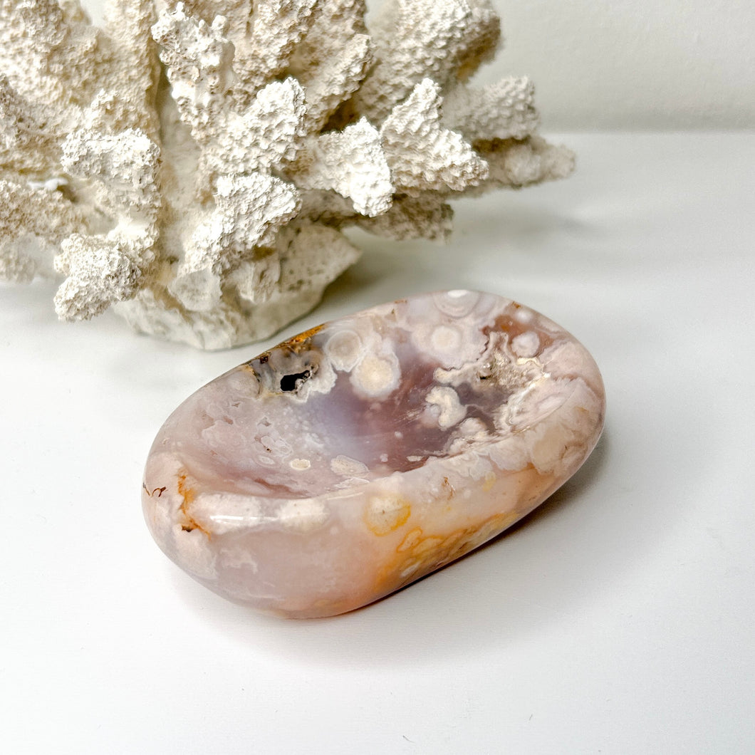 FLOWER AGATE BOWL