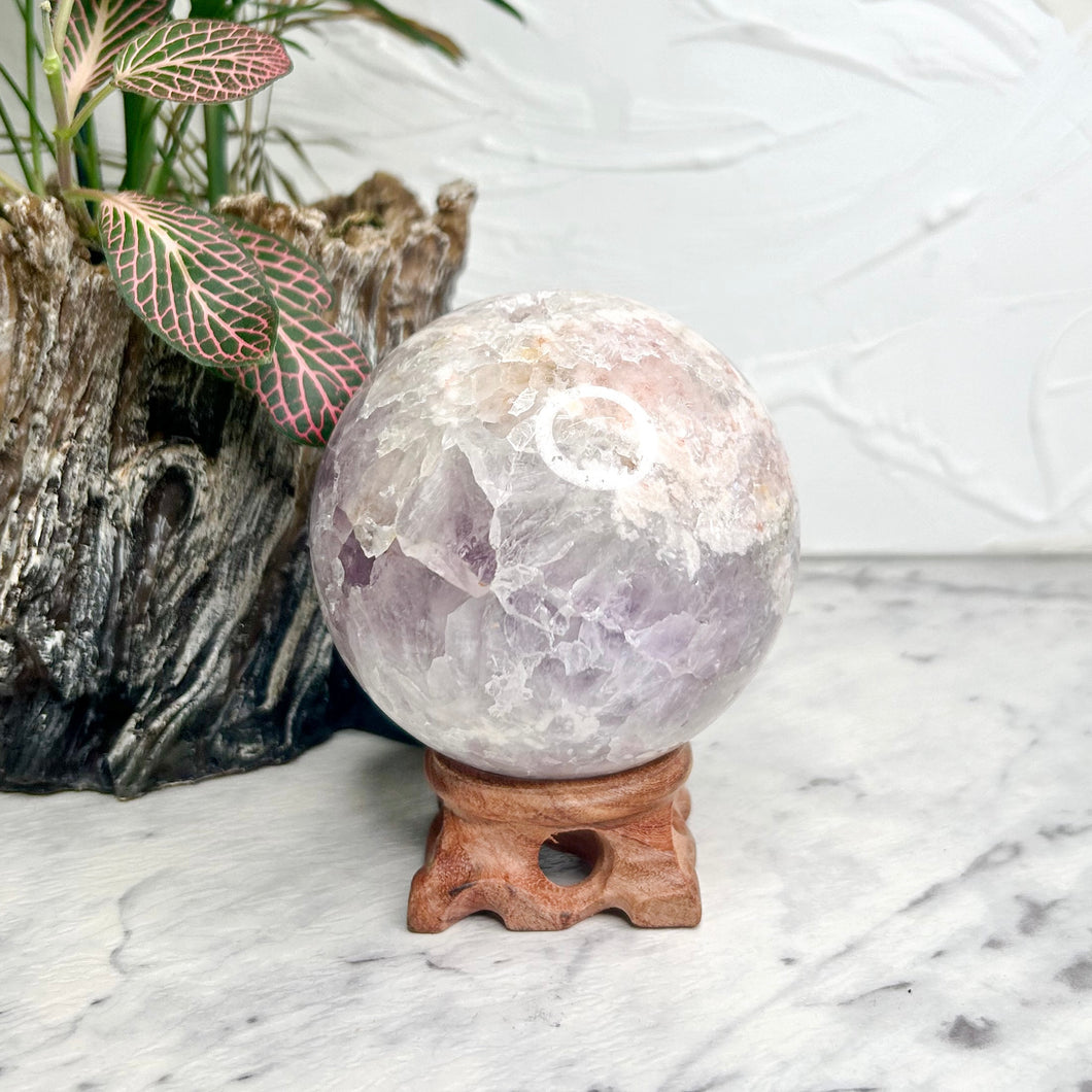 PINK AMETHYST SPHERE