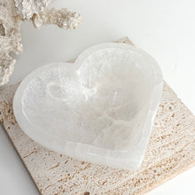Load image into Gallery viewer, SELENITE HEART CHARGING BOWL

