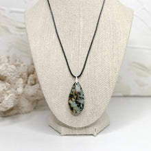Load image into Gallery viewer, AFRICAN TURQUOISE TEARDROP PENDANT
