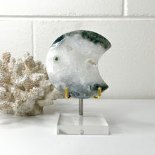Load image into Gallery viewer, MOSS AGATE MOON
