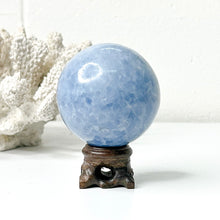 Load image into Gallery viewer, BLUE CALCITE SPHERE
