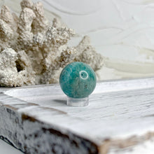 Load image into Gallery viewer, AMAZONITE MINI SPHERE
