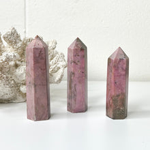 Load image into Gallery viewer, RHODONITE POINT
