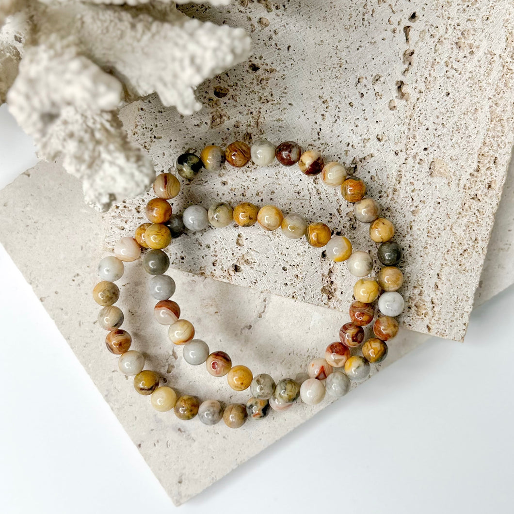 CRAZY LACE AGATE BRACELET