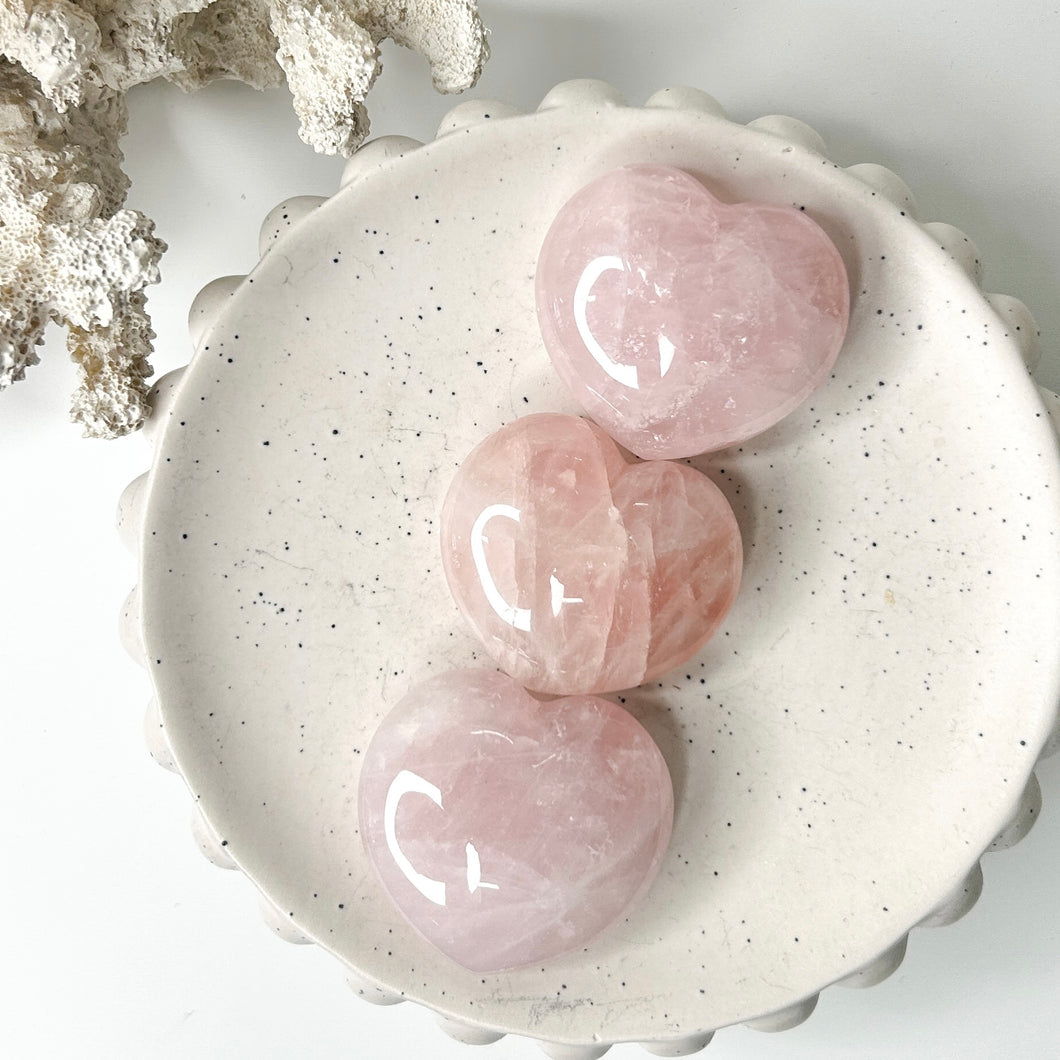 ROSE QUARTZ HEART