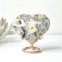 Load image into Gallery viewer, CRAZY LACE AGATE HEART
