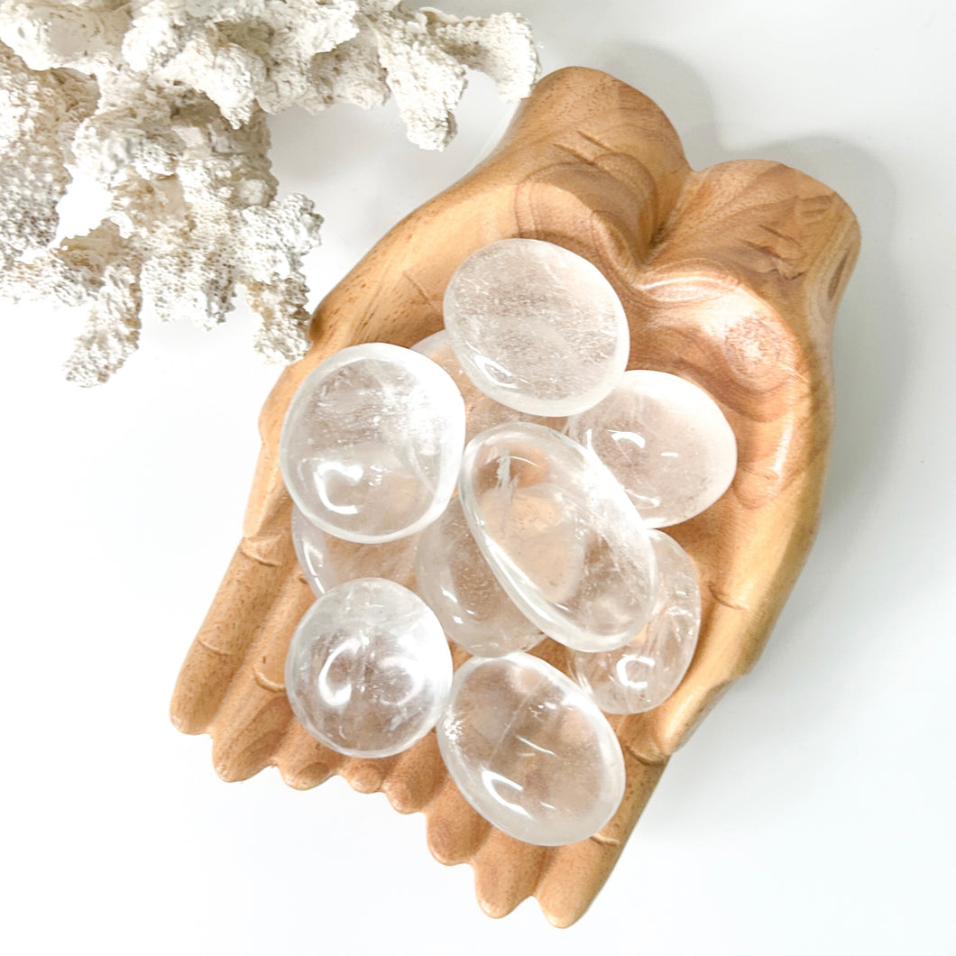 CLEAR QUARTZ PALMSTONE