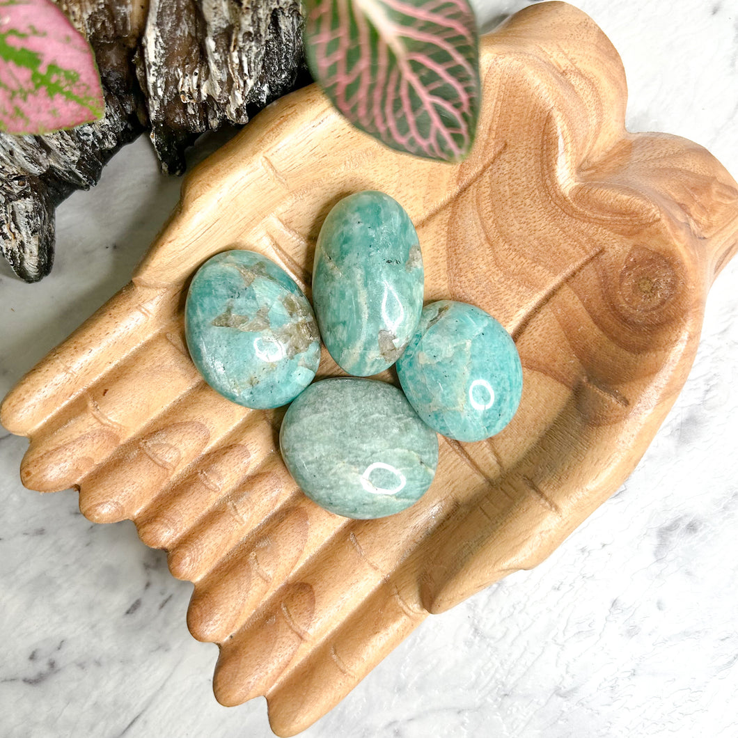 AMAZONITE PALM STONE