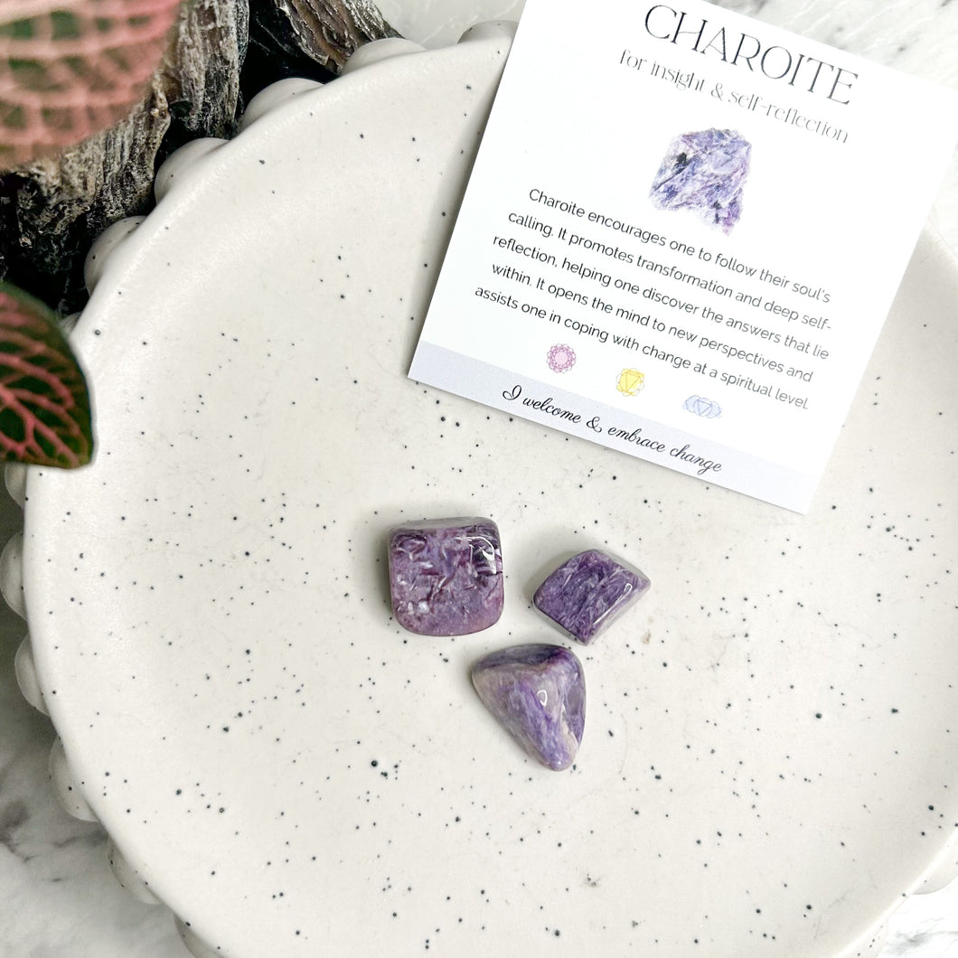 CHAROITE A GRADE TUMBLE