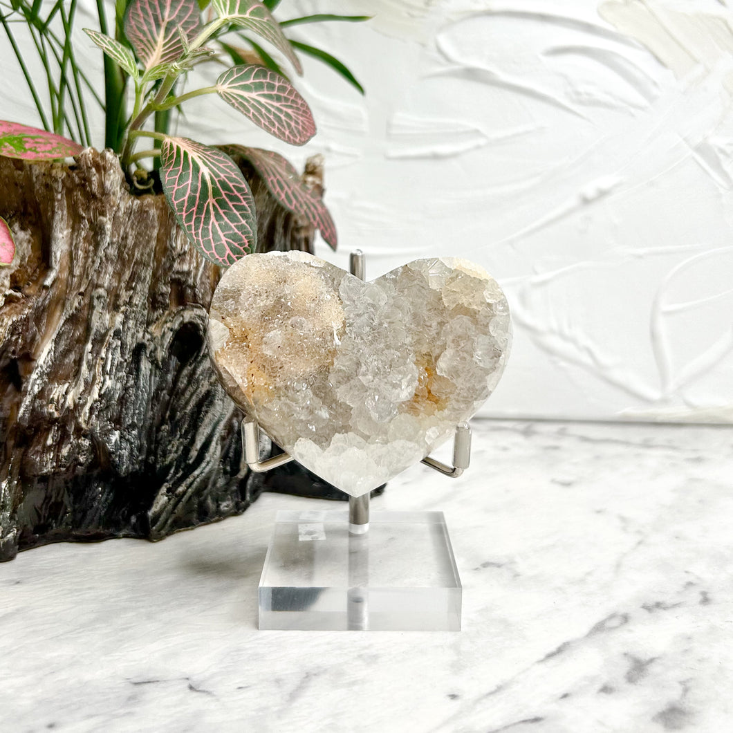 AGATE DRUZY HEART