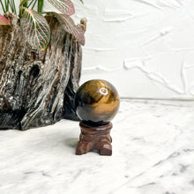 Load image into Gallery viewer, TIGERS EYE SPHERE
