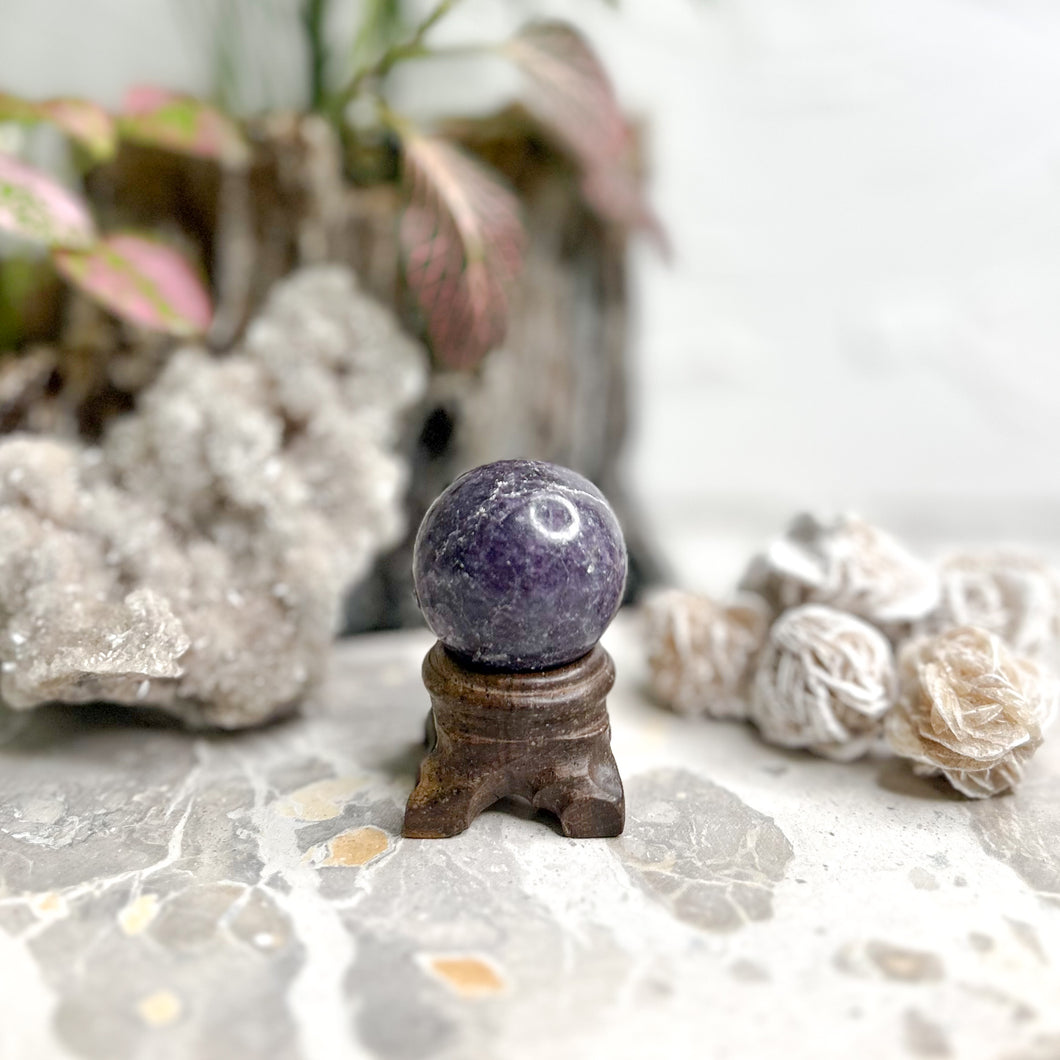 LEPIDOLITE MINI SPHERE