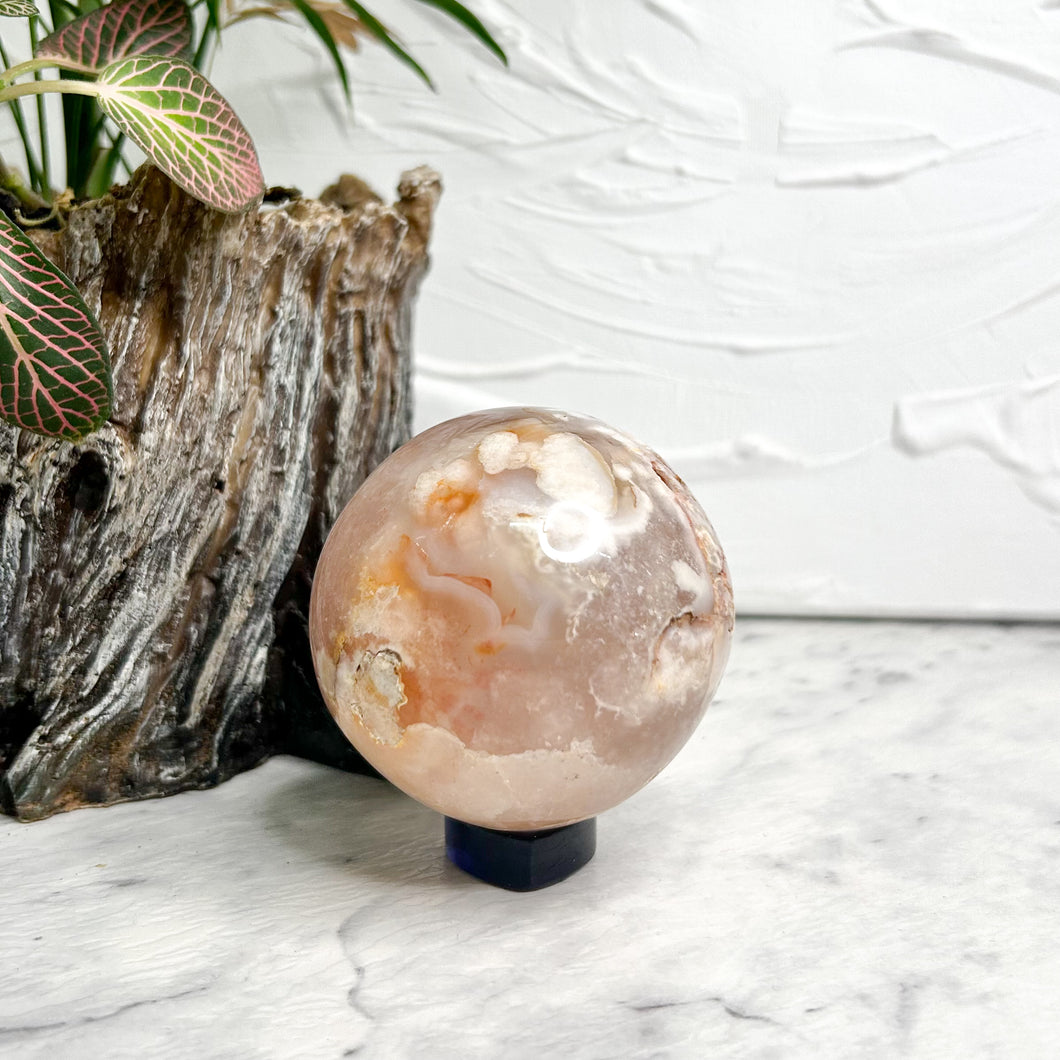 FLOWER AGATE SPHERE