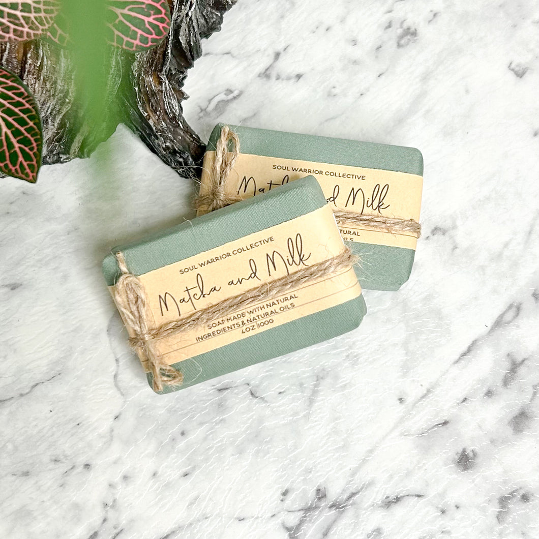 MATCHA AND MILK SOAP BAR