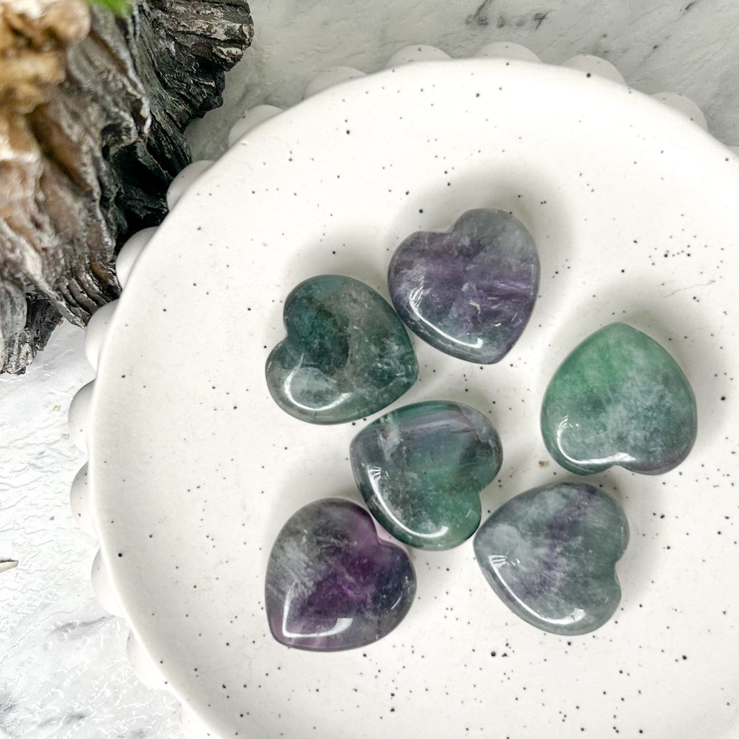FLUORITE MINI HEART