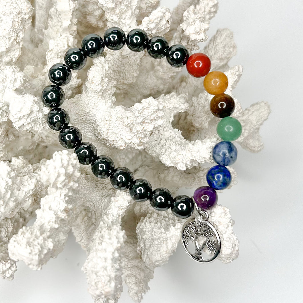 HEMATITE CHAKRA BRACELET