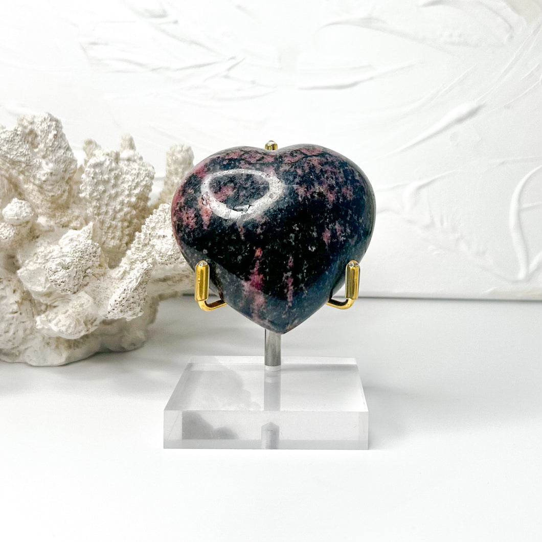 RHODONITE HEART