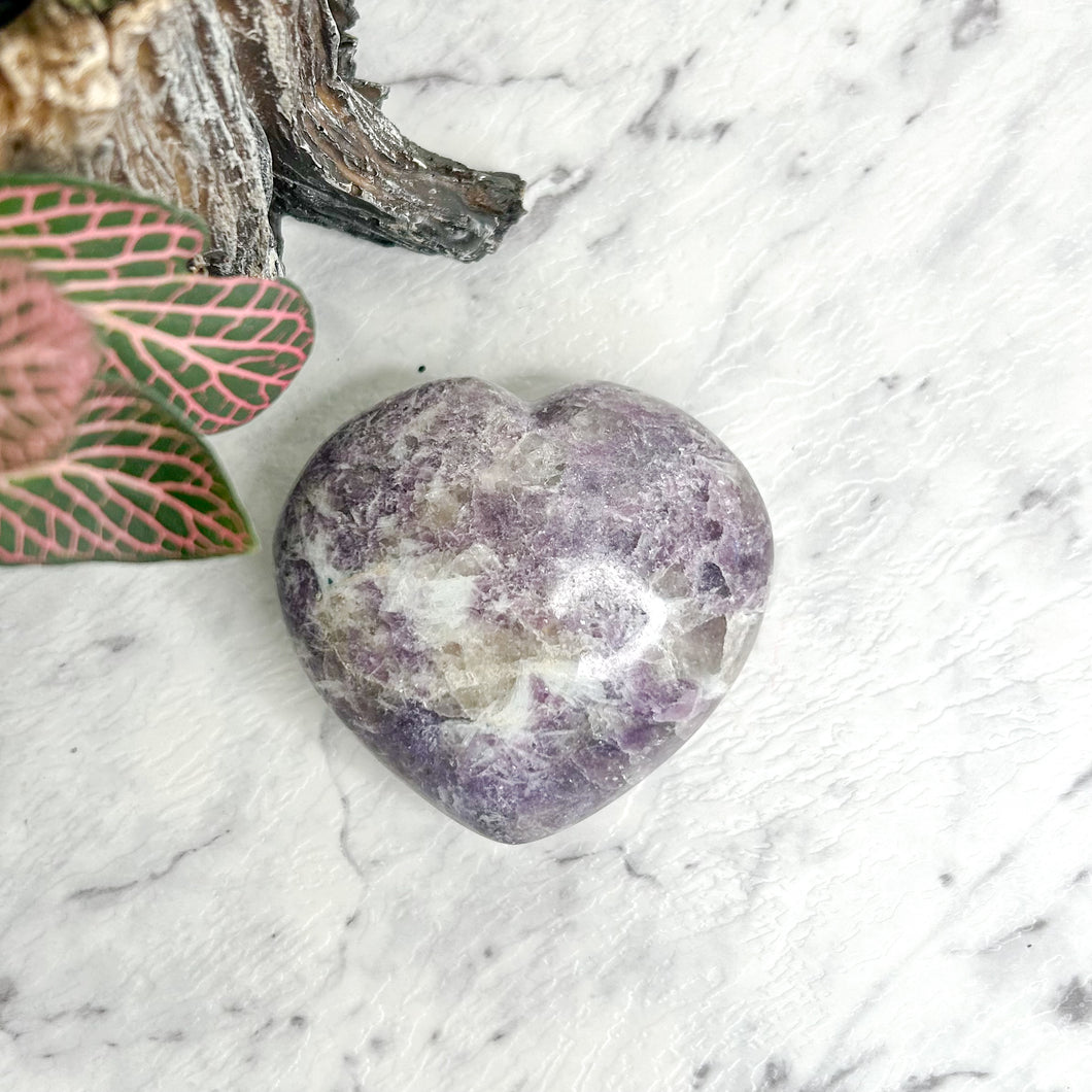 LEPIDOLITE HEART