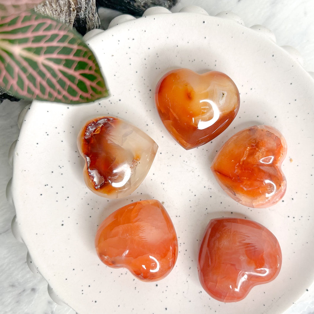 CARNELIAN MINI HEART