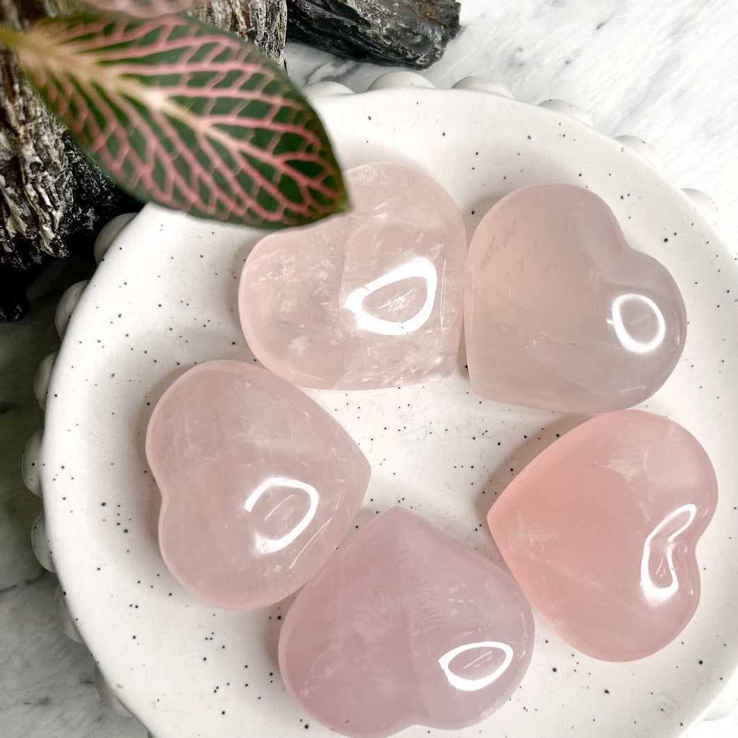 ROSE QUARTZ HEART