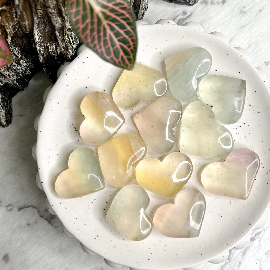 FLUORITE CANDY HEART