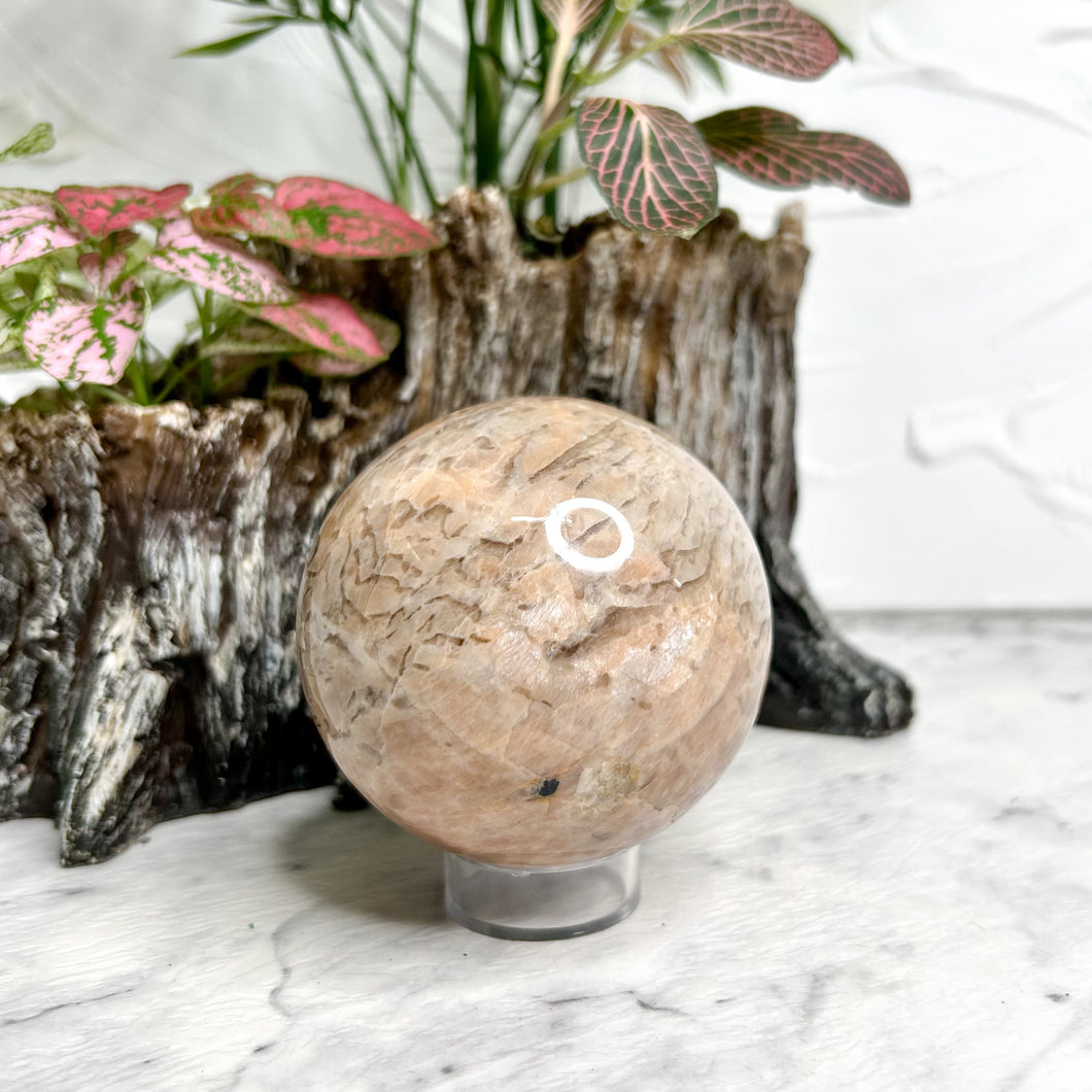 PEACH MOONSTONE SPHERE